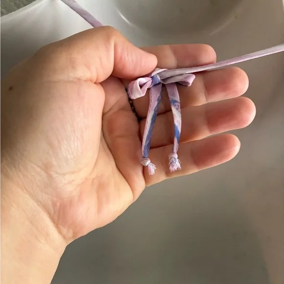 White House Black Market Backless Purple and Pink Dress S - Picture 9 of 12